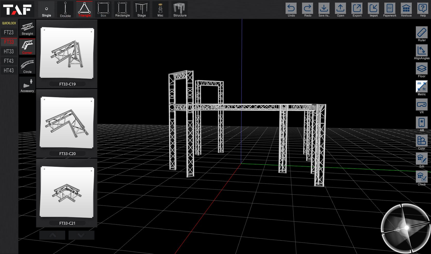 Library with All Standard Truss Segments